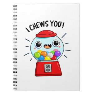 Carnet Je vous mâche drôle de distributeur de chewing-gum