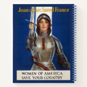 Carnet Jeanne d'Arc : La servante d'Orléans, héroïne du c (Dos)