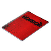 Carnet J'écris l'horreur. (Côté gauche)