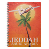 Carnet Jeddah Arabie Saoudite affiche de vacances (Devant)