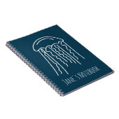 Carnet Jellis marine vie aquatique moderne (Côté Droit)