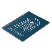 Carnet Jellis marine vie aquatique moderne (Côté gauche)