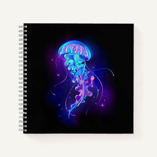 Carnet Jellyfish éclatante couleur (Devant)