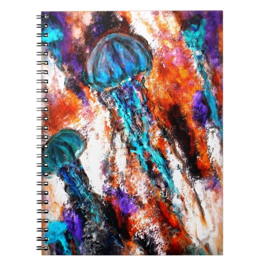 Carnet Jellyfish Jump Electric (Devant)