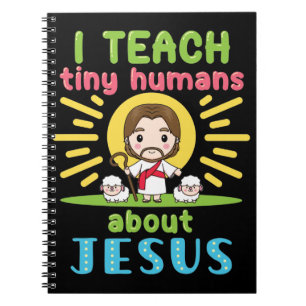 Carnet J'Enseigne À De Petits Humains Jésus-Christ