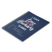 Carnet J'Enseigne À Des Humains Minuscules À Danser Profe (Côté gauche)