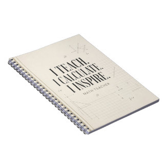 Carnet J'enseigne Je calcule J'inspire Prof de maths
