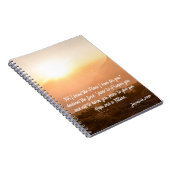 Carnet Jeremiah 29:11 Car je connais les Plans Sunrise (Côté Droit)