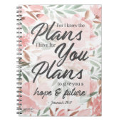 Carnet Jeremiah 29:11 Écriture : GraphicLoveShop (Devant)