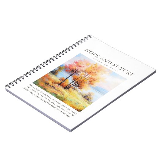 Carnet Jérémie 29:11 Je connais les plans que j'ai pour v (Côté gauche)