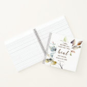 Carnet Jérémie 30 17 Je guérirai vos blessures Bible Vers (Intérieur)