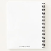 Carnet Jérémie personnalisable 29:12-13 Verse et croix de (Dos)