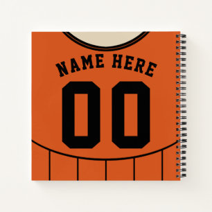 Carnet Jersey de football de football personnalisa