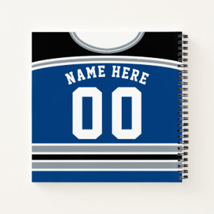 Carnet Jersey Personnalisé De Hockey Sur Glace