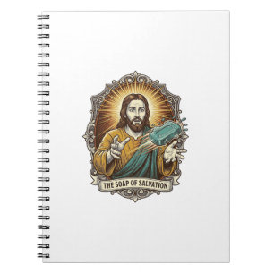 Carnet Jésus a laissé tomber le savon glissant sous la do