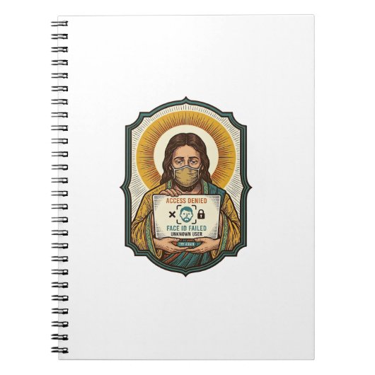 Carnet Jésus a raté le déverrouillage par reconnaissance (Devant)