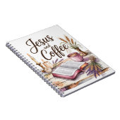 Carnet Jesus and Coffee, Christian faith notebook (Côté Droit)