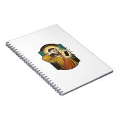 Carnet Jésus aveuglant la luminosité maximale du téléphon (Côté Droit)