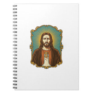 Carnet Jésus Bouchon de Vin Cassé Bouteille Sommelier Par