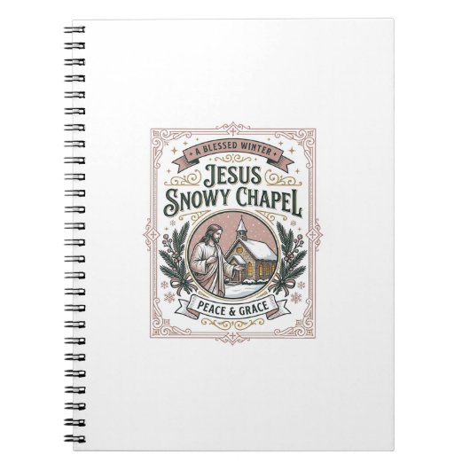 Carnet Jesus Chapelle enneigée Jésus Chapelle enneigée Fo (Devant)