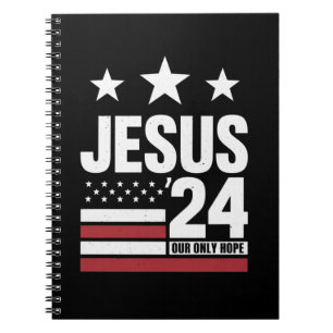 Carnet Jésus-Christ 2024 Président Élection USA Politique