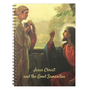 Carnet Jésus-Christ et le Bon Samaritain au Puits