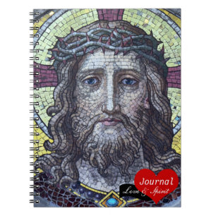 Carnet Jésus-Christ, Mosaïque du roi couronné n° 2 (Bloc-