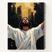 Carnet Jesus Christ Our Savior | Black and Gold (Dos)