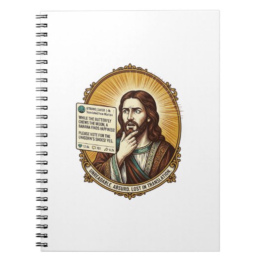 Carnet Jésus Confus Échec de la Publication de Traduction (Devant)