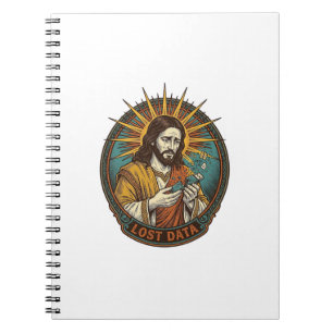 Carnet Jésus Écrasé Clé USB Perte de Données Humour_1