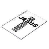Carnet Jésus est le dessin de croix central (Côté gauche)