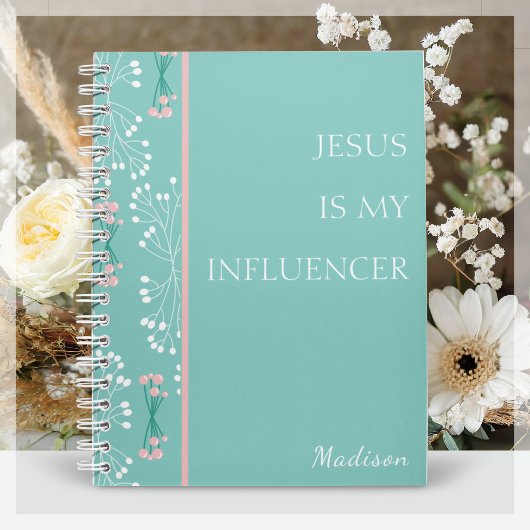 Carnet Jésus est mon Influencer | Floral de printemps ble