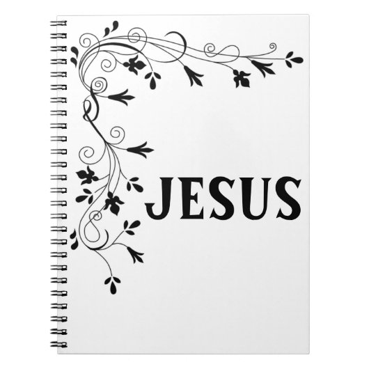 CARNET JESUS FLORAL CORNER (Devant)