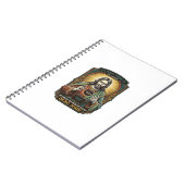 Carnet Jésus Fond noir Couverture de webcam oubliée Virtu (Côté gauche)