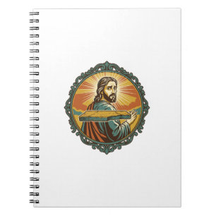Carnet Jésus gêné trébuchant surface plane publique club
