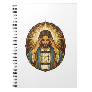 Carnet Jésus impatient Chargement Sablier Internet Lent T