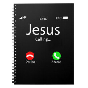 Carnet Jesus Is Calling Christian