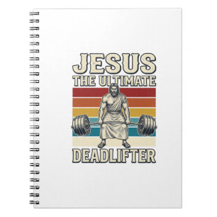 Carnet Jésus Le Levreur De Poids Ultime Design Vectoriel 