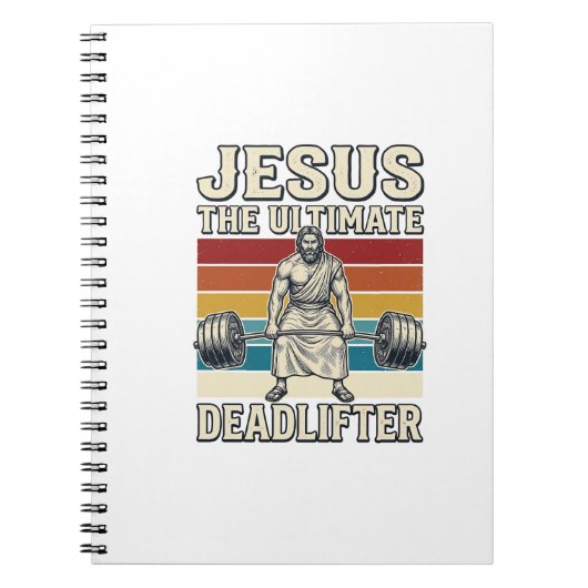 Carnet Jésus Le Levreur De Poids Ultime Design Vectoriel (Devant)