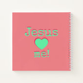 Carnet Jesus loves est ! (Dos)