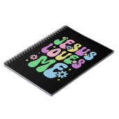 Carnet Jésus M'aime Christian Colouful (Côté gauche)