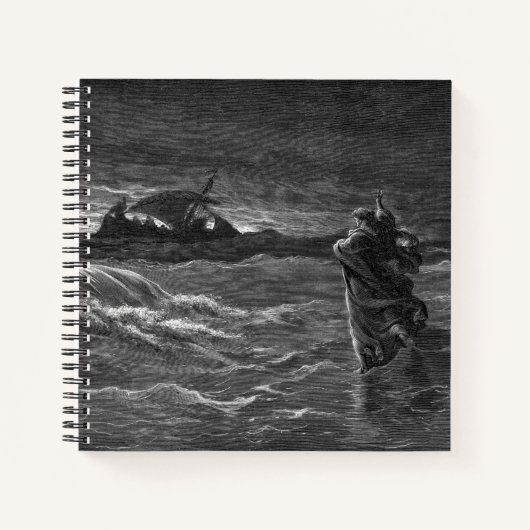 Carnet Jésus marche sur l'eau (Devant)