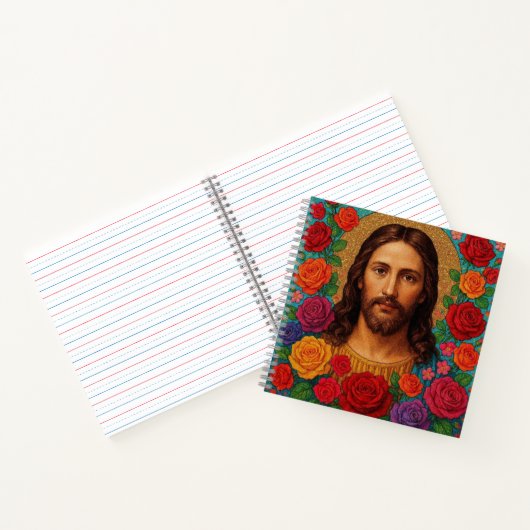Carnet Jesus Roses Notebook. (Intérieur)