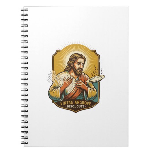 Carnet Jésus s'est brûlé le doigt en sortant l'assiette d (Devant)