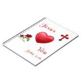 Carnet jésus t'aime (Côté gauche)