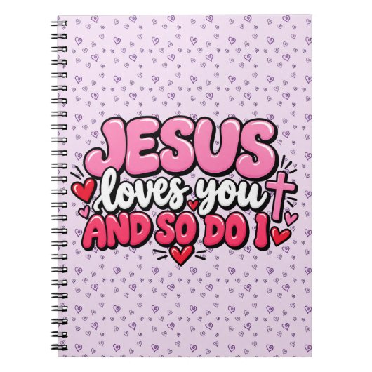 Carnet Jésus t'aime et moi aussi (Devant)