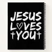 Carnet Jésus t'aime, Jésus (Dos)