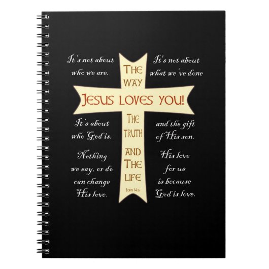 Carnet Jésus t'aime - Jouer aux cartes (Devant)