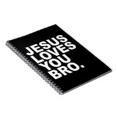 Carnet Jésus vous aime Bro - Christian Faith Pullover Hoo (Côté Droit)