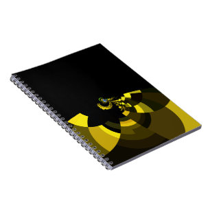 Carnet Jet Black et Gold Vector Art Design graphique